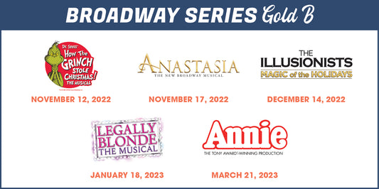 Broadway Series Gold B - Gold Circle